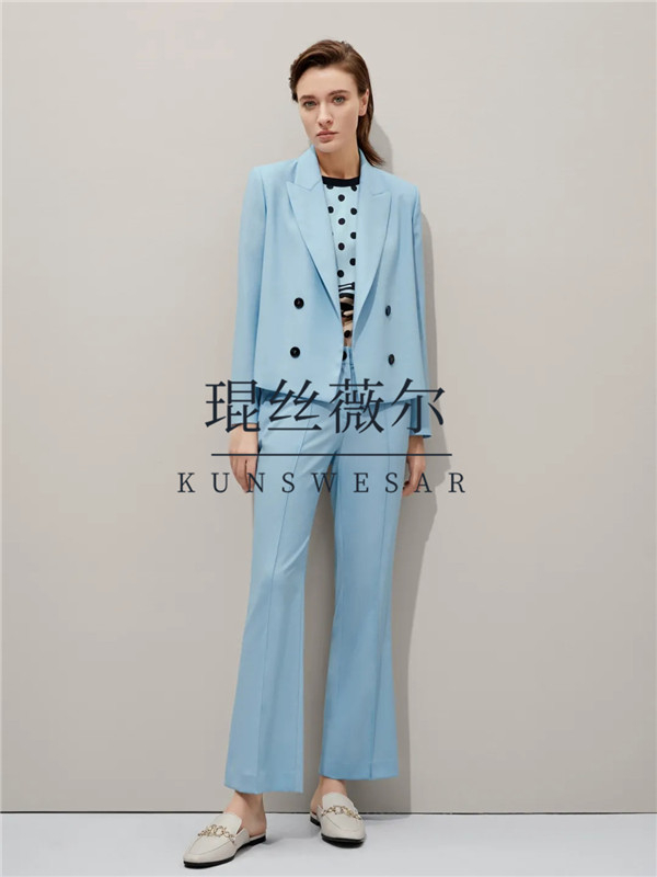高端职业女装琨丝薇尔KUNSWEAR批发走份专柜撤柜一手货源